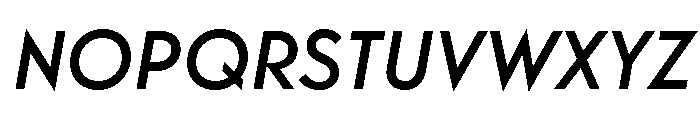 Guildford Medium Italic Font UPPERCASE