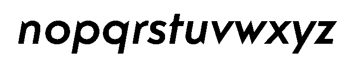 Guildford Medium Italic Font LOWERCASE