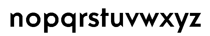 Guildford Medium Font LOWERCASE