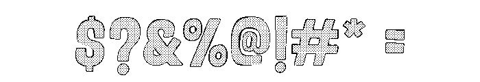 Gumdrop Color Pastel Font OTHER CHARS