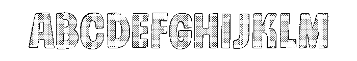 Gumdrop Color Pastel Font UPPERCASE