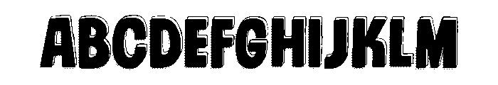 Gumdrop Color Font UPPERCASE