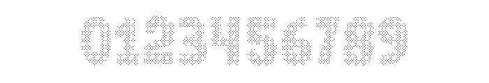 Gumdrop Halftone Font OTHER CHARS