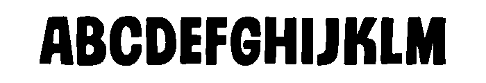Gumdrop Regular Font UPPERCASE