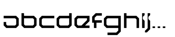 Gvonz Thin Font LOWERCASE