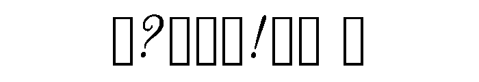Gwen Regular Font OTHER CHARS