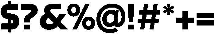 GW Esio Sans Bold otf (700) Font OTHER CHARS