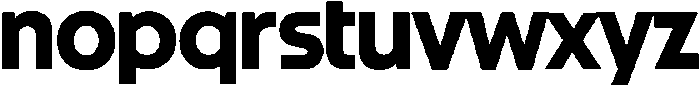 GW Esio Sans Bold otf (700) Font LOWERCASE