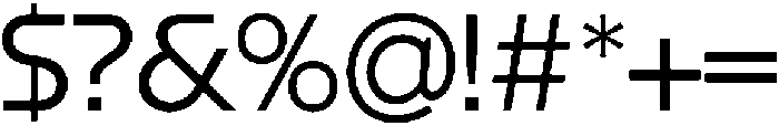 GW Esio Sans Light otf (300) Font OTHER CHARS