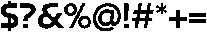 GW Esio Sans Medium otf (500) Font OTHER CHARS