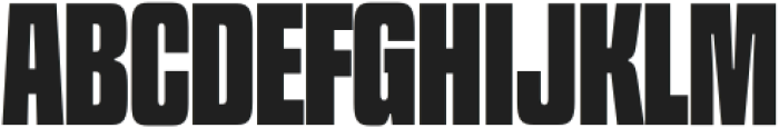 GW Grack Condensed otf (400) Font UPPERCASE