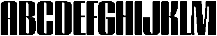 GW Lazor Condensed otf (400) Font UPPERCASE