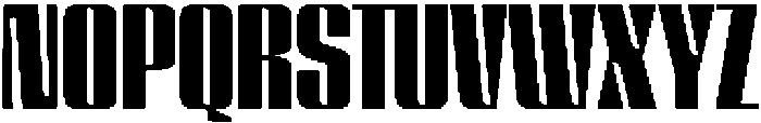 GW Lazor Condensed otf (400) Font UPPERCASE