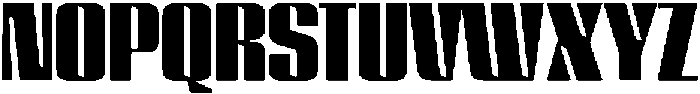 GW Lazor Narrow otf (400) Font UPPERCASE