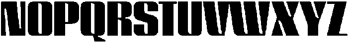 GW Lazor Regular otf (400) Font UPPERCASE