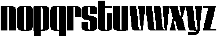 GW Lazor Semi Cond otf (400) Font LOWERCASE