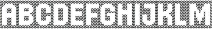 GW Lorest Knitted Cut otf (400) Font UPPERCASE