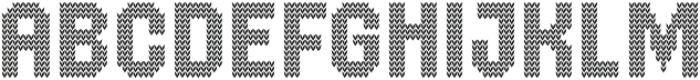 GW Lorest Knitted otf (400) Font UPPERCASE
