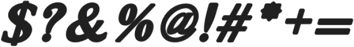 Gwenda TImes Bold Italic otf (700) Font OTHER CHARS