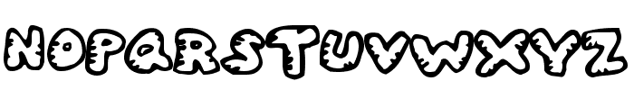Gwibble Font UPPERCASE