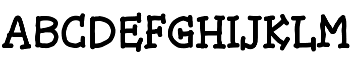 GweetHmkBold Font UPPERCASE