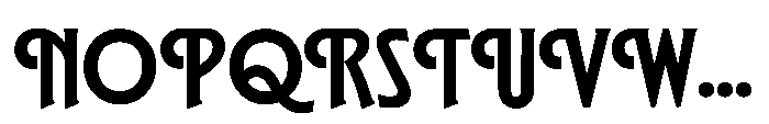 GW Astroform Decorative Font UPPERCASE