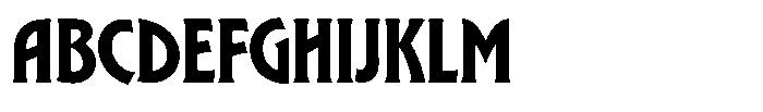 GW Astroform Regular Font UPPERCASE