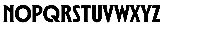 GW Astroform Regular Font UPPERCASE