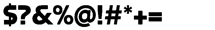 GW Esio Sans Bold Font OTHER CHARS