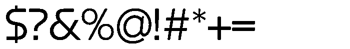 GW Esio Sans Light Font OTHER CHARS