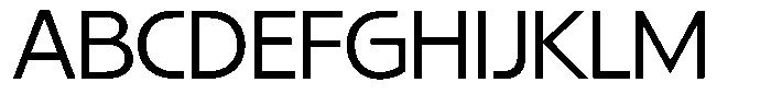 GW Esio Sans Light Font UPPERCASE