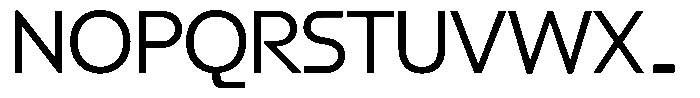 GW Esio Sans Light Font UPPERCASE