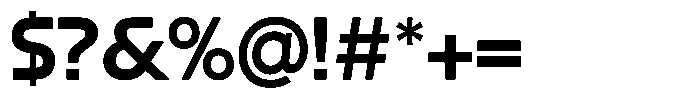 GW Esio Sans Medium Font OTHER CHARS