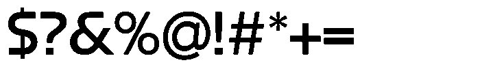 GW Esio Sans Regular Font OTHER CHARS