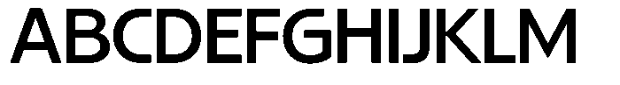 GW Esio Sans Regular Font UPPERCASE
