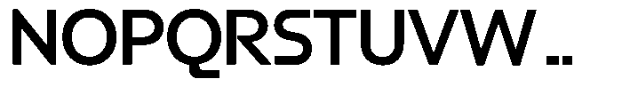 GW Esio Sans Regular Font UPPERCASE