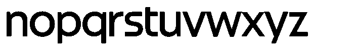 GW Esio Sans Regular Font LOWERCASE