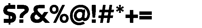 GW Esio Sans Semibold Font OTHER CHARS