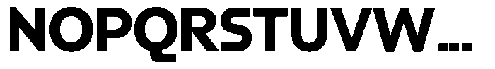 GW Esio Sans Semibold Font UPPERCASE