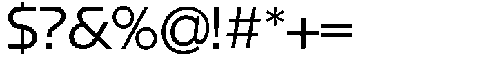 GW Esio Sans Variable Font OTHER CHARS