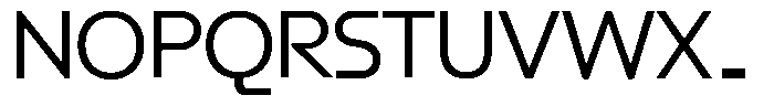 GW Esio Sans Variable Font UPPERCASE