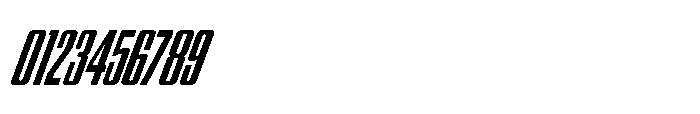 GW Gearly Compressed Italic Font OTHER CHARS