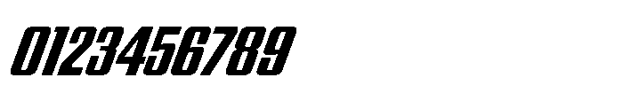 GW Gearly Condensed Italic Font OTHER CHARS