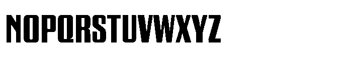 GW Gearly Condensed Font UPPERCASE