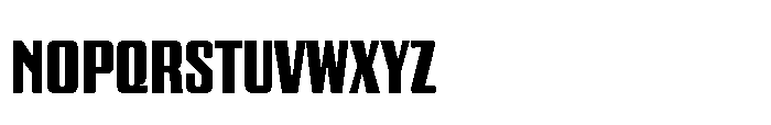 GW Gearly Condensed Font LOWERCASE