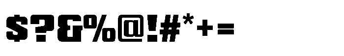 GW Gearly Expanded Font OTHER CHARS