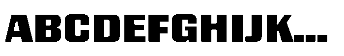GW Gearly Expanded Font UPPERCASE