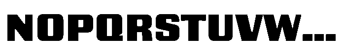 GW Gearly Expanded Font UPPERCASE