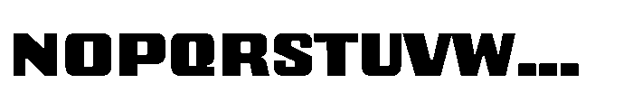 GW Gearly Expanded Font LOWERCASE