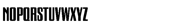 GW Gearly Extra Condensed Font UPPERCASE